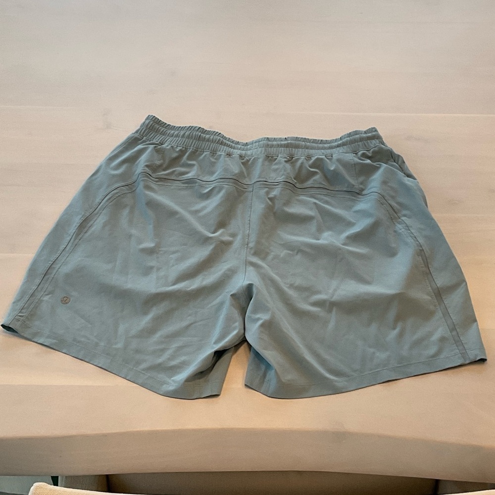 lululemon athletica Light Blue Men's Athletic Shorts